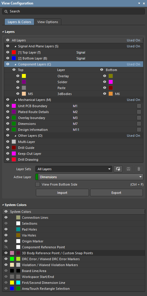 View Configuration Online Documentation For Altium Products 0126