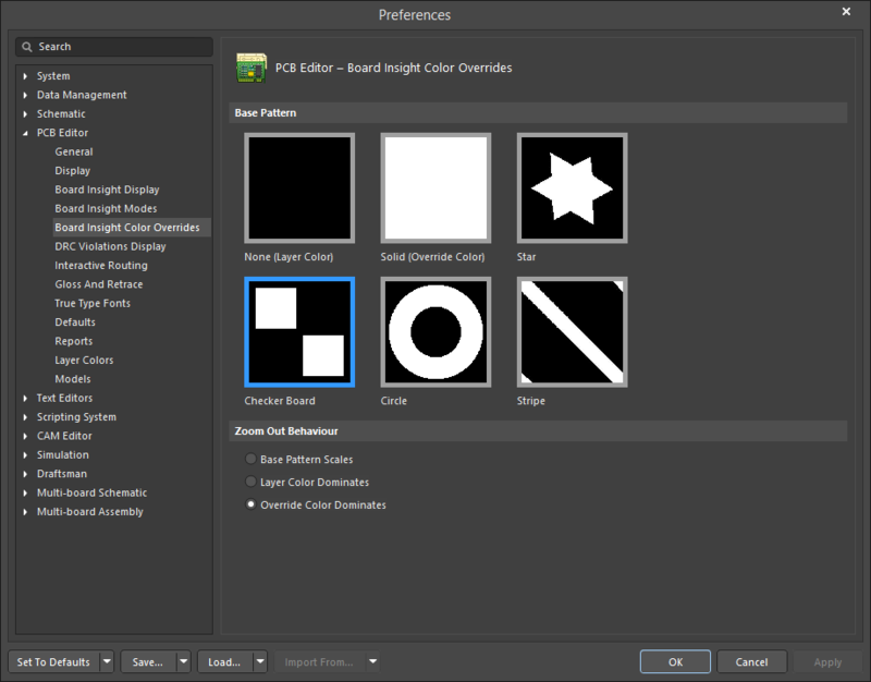 Defining Pcb Editor Board Insight Color Override Preferences For Altium Designer Altium 2070